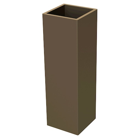 Designs Of Distinction 1.25" x 4" Square Ferrule - Warm Bronze 01FRS1254WB1